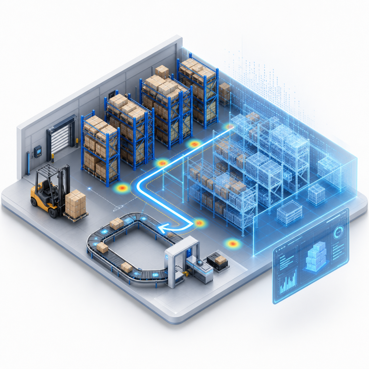 AI 3D Warehouse Management